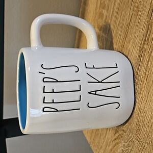 ⛱️Rae Dunn Peep's Sake Mug in White/Blue